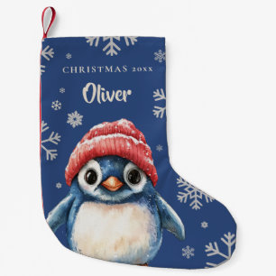 Petite Chaussette De Noël Cute Christmas Penguin
