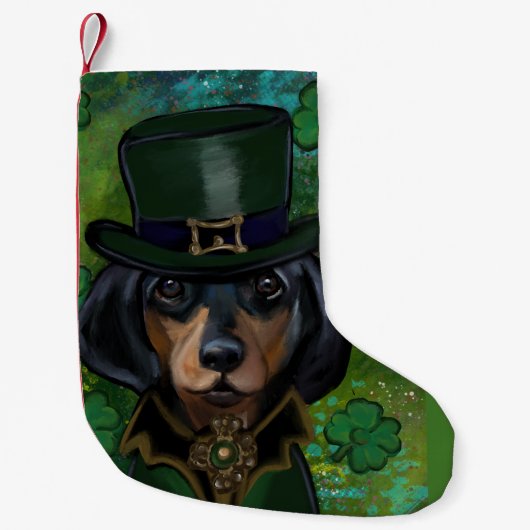 Petite Chaussette De Noël Dachshund (Devant)