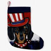 Petite Chaussette De Noël Dachshund (Devant)