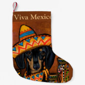 Petite Chaussette De Noël Dachshund (Devant)