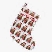 Petite Chaussette De Noël Dachshund Chien race Noël (Devant (Accrochage))
