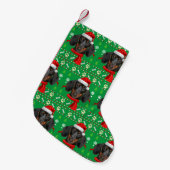 Petite Chaussette De Noël Dachshund Chien Vilain Noël (Devant (Accrochage))