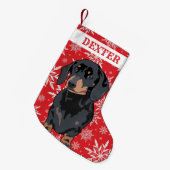 Petite Chaussette De Noël Dachshund Dog (Devant (Accrochage))