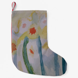 Petite Chaussette De Noël Daffodique Abstrait