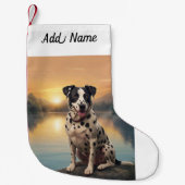 Petite Chaussette De Noël Dalmatian by Lake (Devant)