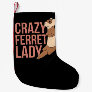 Petite Chaussette De Noël dame folle