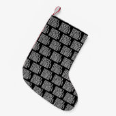 Petite Chaussette De Noël Dasher Dancer Prancer & Bourbon Noël Vacances (Devant (Accrochage))