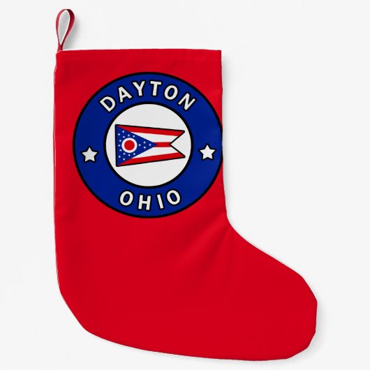 Petite Chaussette De Noël Dayton Ohio (Devant)