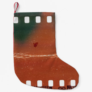 Petite Chaussette De Noël Début de bande de film de 35 mm, rayures cool.