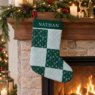 Petite Chaussette De Noël Décoration de vacances familiale personnalisée en