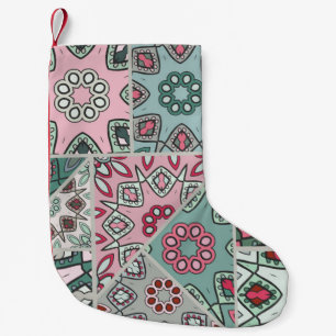 Petite Chaussette De Noël Découpe en arabe indien Vintage