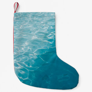 Petite Chaussette De Noël Dégradé bleu