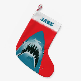 Petite Chaussette De Noël Déplacement de requin de Noël Grand Blanc Personna
