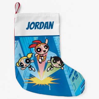 Petite Chaussette De Noël Des filles puissantes lancent dans l'air