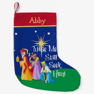 Petite Chaussette De Noël Des sages Personnalisés Qui Le Cherchent Encore N