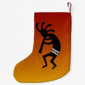 Petite Chaussette De Noël Desert Sunset Kokopelli Noël Sud-Ouest (Dos)