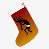 Petite Chaussette De Noël Desert Sunset Kokopelli Noël Sud-Ouest (Dos (Accrochage))