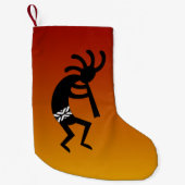 Petite Chaussette De Noël Desert Sunset Kokopelli Noël Sud-Ouest (Devant)