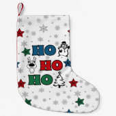 Petite Chaussette De Noël Design de Noël Ho-Ho-Ho (Devant)