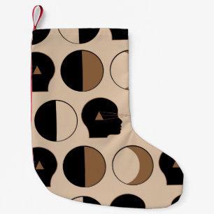 Petite Chaussette De Noël Design Motif sans joint céleste avec énergie humai