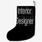 Petite Chaussette De Noël Designer d'intérieur Extraordinaire (Dos)