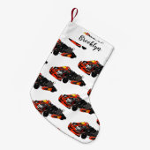 Petite Chaussette De Noël dessin animé de Kart racing (Devant (Accrochage))