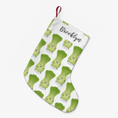 Petite Chaussette De Noël dessin animé mignon de bok choy (Devant (Accrochage))