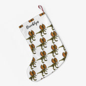 Petite Chaussette De Noël Dilophosaurus dessin animé (Dos (Accrochage))