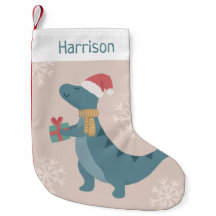 Dinosaur Christmas Stocking