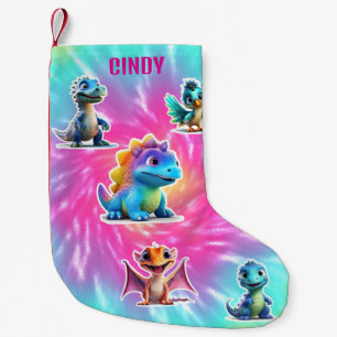 PETITE CHAUSSETTE DE NOËL DINOSAUR ENFANTS PERSONNALISÉS