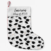 Petite Chaussette De Noël Diplôme de Casquette et de Diplôme (Devant)