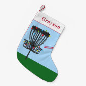 Petite Chaussette De Noël Disque Golf Petite réserve de Noël (Devant (Accrochage))