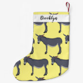 Petite Chaussette De Noël Donkey cartoon (Dos)