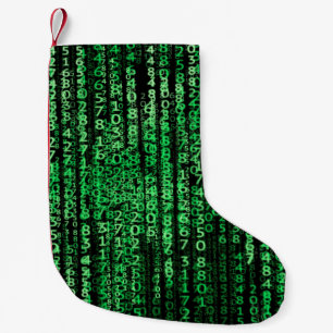 Petite Chaussette De Noël Données de technologie matricielle