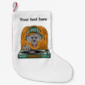 Petite Chaussette De Noël Dossier de vinyle Orangoutan (Devant)