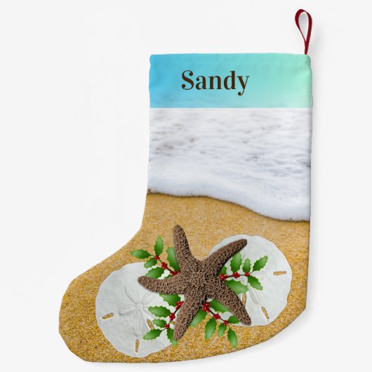 Petite Chaussette De Noël Double Sided (Dos)