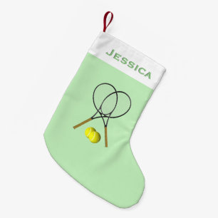 Petite Chaussette De Noël Doubles de tennis Green