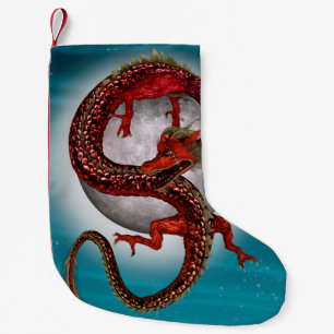 Petite Chaussette De Noël Dragon de l'Est - Mythique Créature Imaginaire