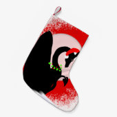 Petite Chaussette De Noël Dragon Moon Holiday (Rouge) (Devant (Accrochage))