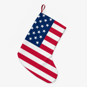 Petite Chaussette De Noël Drapeau américain - États-Unis d'Amérique - Patrio
