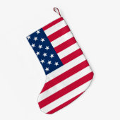Petite Chaussette De Noël Drapeau américain Noël Stocking USA (Dos (Accrochage))