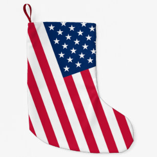 Petite Chaussette De Noël Drapeau américain patriotique Noël Stocking