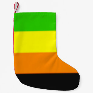 Petite Chaussette De Noël Drapeau de la Fierté Aromantique