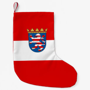 Petite Chaussette De Noël Drapeau de la Hesse Petite réserve de Noël