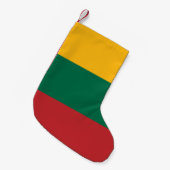 Petite Chaussette De Noël Drapeau de Lituanie (Devant (Accrochage))