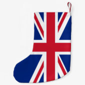 Petite Chaussette De Noël Drapeau du Royaume-Uni (Dos)