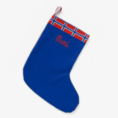 Petite Chaussette De Noël Drapeau norvégien Noël Stocker avec n'importe quel (Devant (Accrochage))