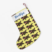 Petite Chaussette De Noël Drôle animal avide de carcajou (Dos (Accrochage))