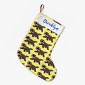 Petite Chaussette De Noël Drôle animal avide de carcajou (Devant (Accrochage))