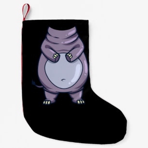 Petite Chaussette De Noël Drôle Hippo Corps sans tête Halloween Mammifère Co